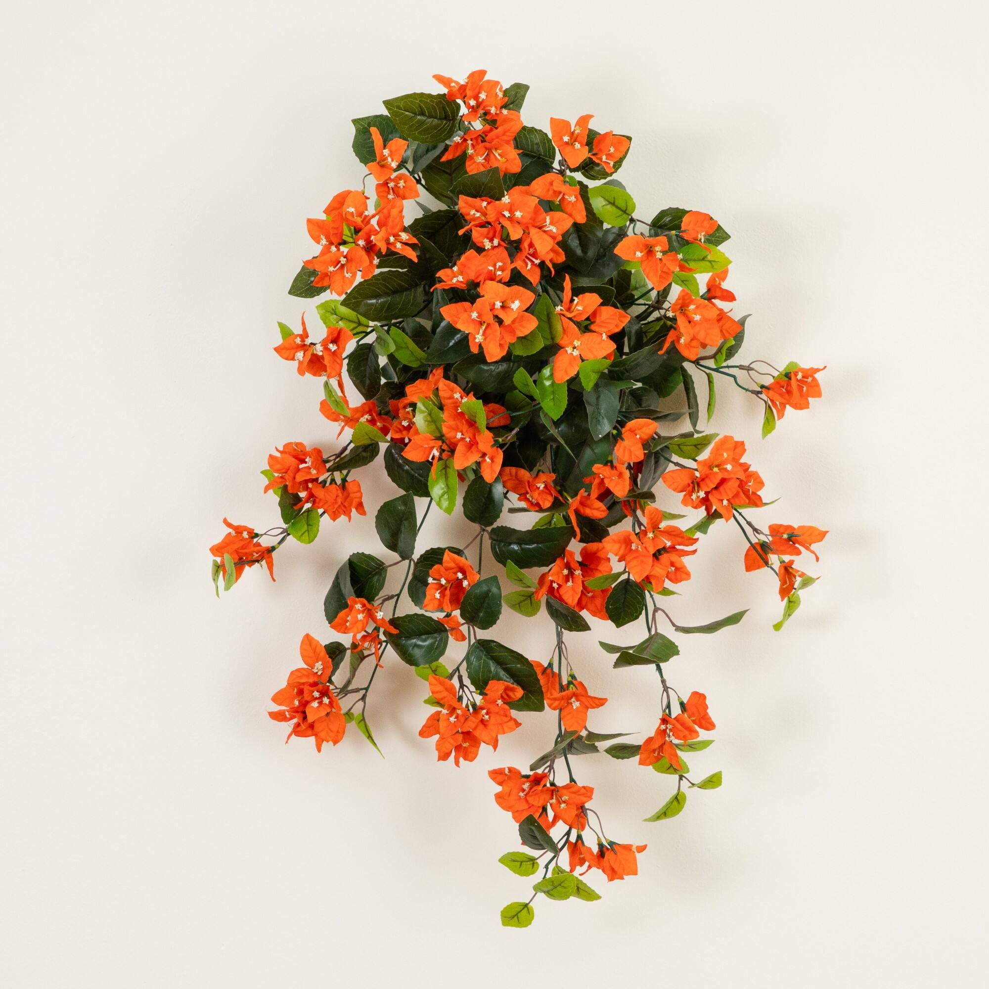 28" UV Resistant Artificial Bougainvillea Hanging Plants